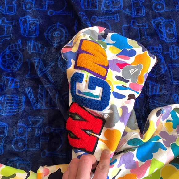 A Bathing Ape / bape-multi-camo-shark-full-zip-hoodie-white small - Picture 5 of 16